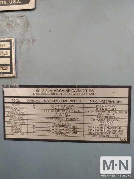 1989 SCOTCHMAN 9012 IRONWORKER