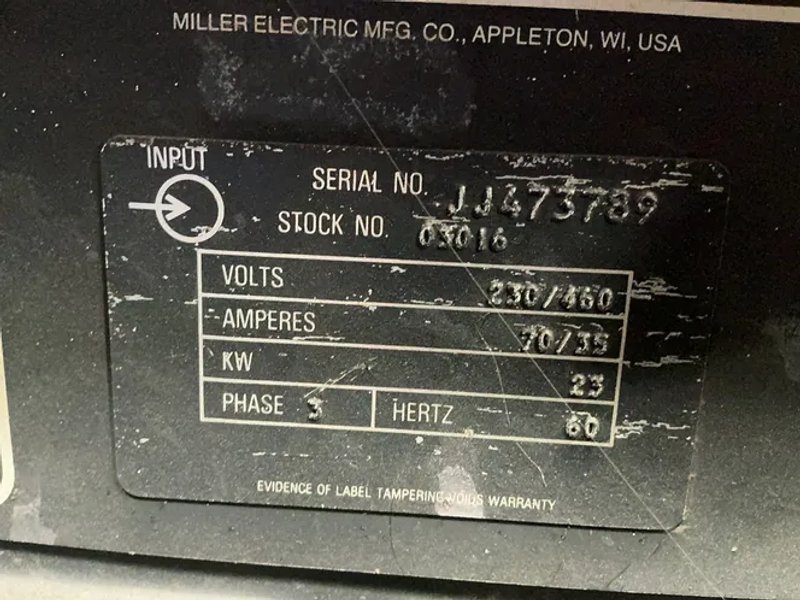 Miller  450 Amp Welder  - Deltaweld 451