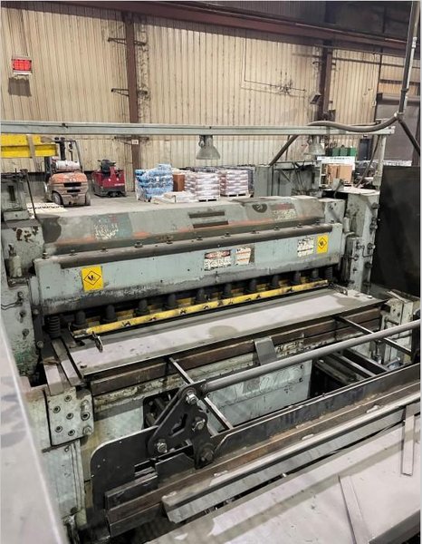 .500" x 72" WYSONG MODEL 650 MECHANICAL SHEAR. STOCK # 0315623