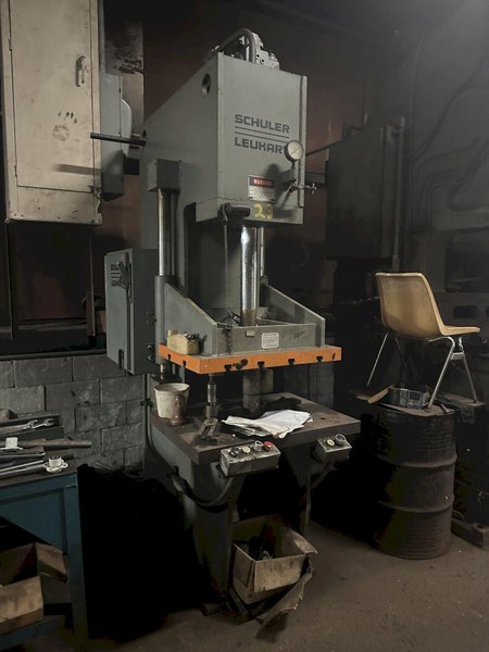 50 TON SCHULER HYDRAULIC C-FRAME PRESS: YOBRO #26435