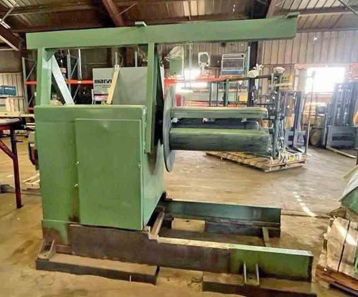 12,000# X 36" MOTORIZED AMERICAN STEEL LINE UNCOILER STOCK#3713