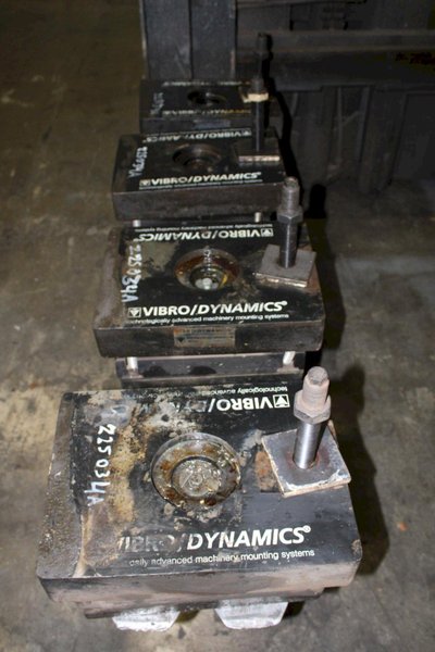 16.75" x 12.325" x 8.25" VIBRO DYNAMICS ISOLATION MACHINERY PADS