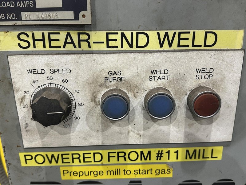 10" GUILD MODEL #PSA-200 SHEAR END COIL STRIP WELDER: STOCK #22605