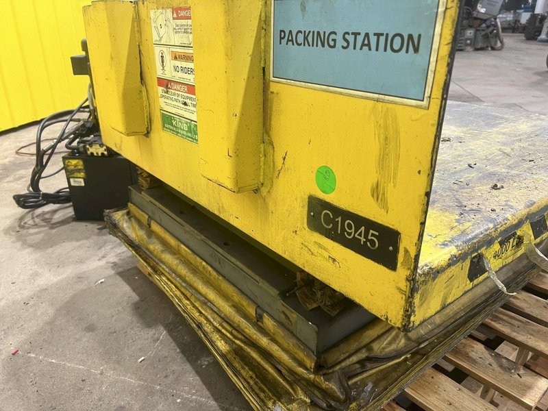 4,000 LBS X 44" X 44" PENTALIFT HYDRAULIC LIFT &amp; TILT TABLE: STOCK #20386