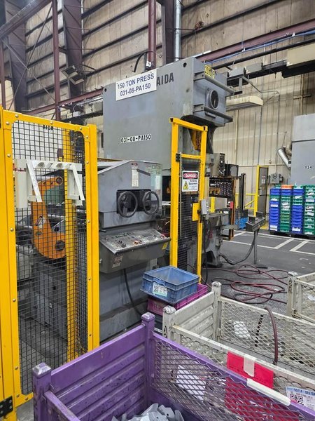 165 TON AIDA NC1-150 GAP FRAME PRESS. STOCK # 0431026