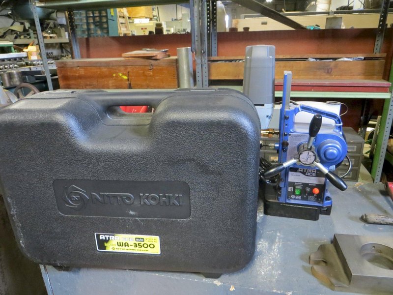 New NITTO KOHKI Portable Magnetic Base Drilling Machine, Model WA-3500