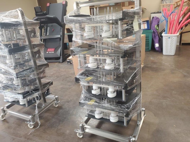 (4) INTRAY / QUPAQ Smart Stand Servo Automatic Tray Denesters, 2024 – w/ (2) Tool Trolleys