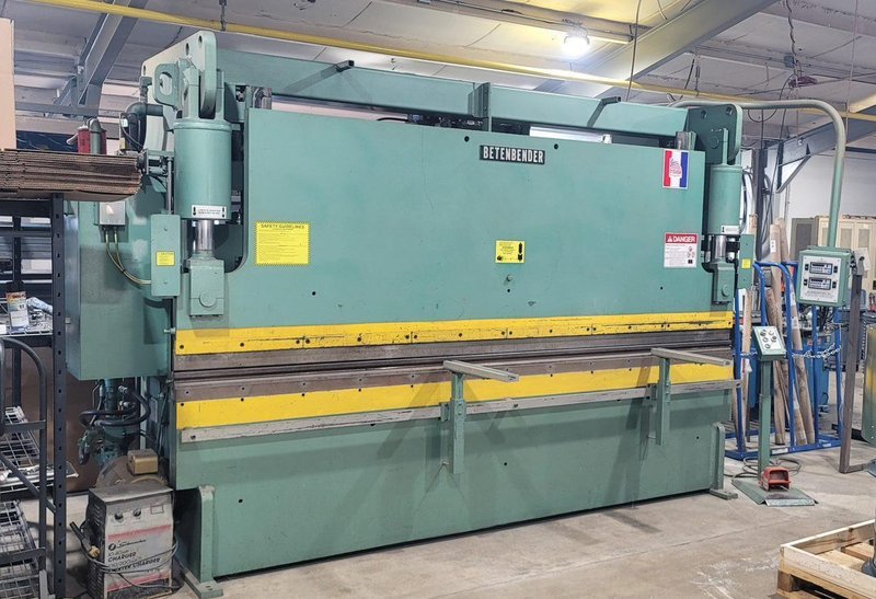 Betenbender 160 Ton x 12' Hydraulic Press Brake MODEL 12'-160 w/ CNC Back Gauge
