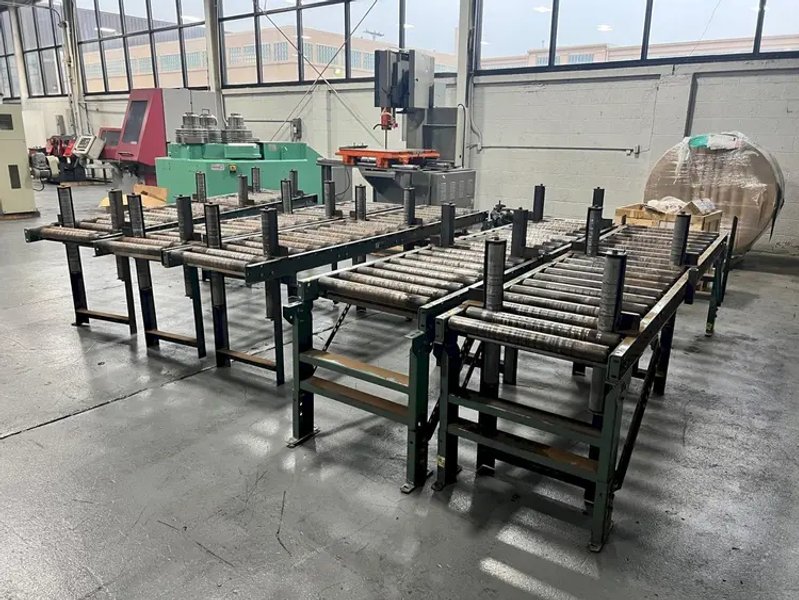 USED 10' X 24" WIDE ROLLER CONVEYORS  Stock# 11016
