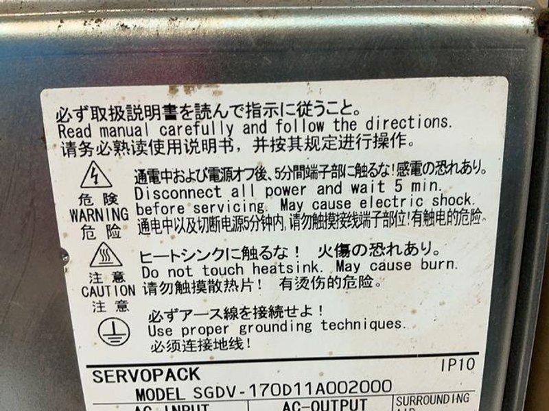 Yaskawa  Servopack  - Sgdv-170d11a002000