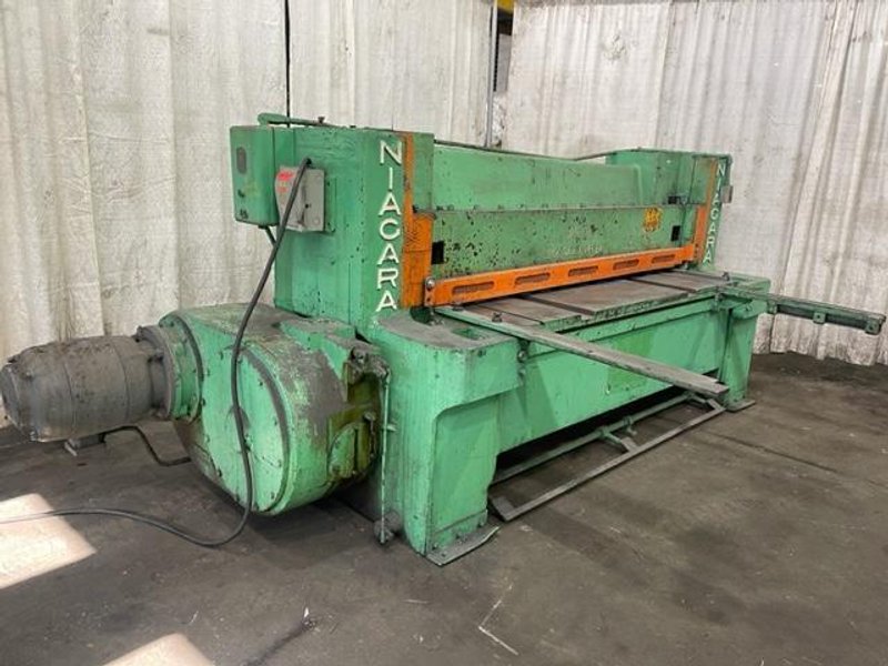 6' X 1/4" NIAGARA MODEL #76B POWER SQUARING SHEAR: STOCK #76550