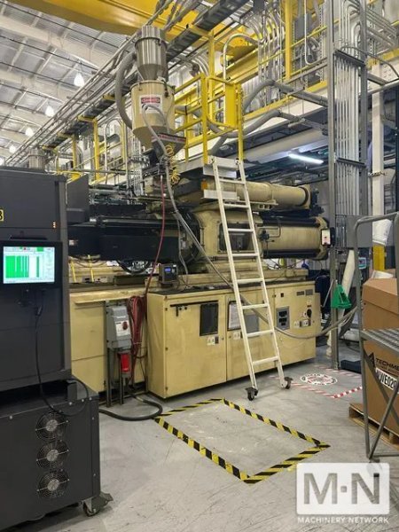 825 TON 269 OZ HUSKY MODEL G750RS`140/130 INJECTION MOLDING MACHINE MFG 200/2002 (2) AVAILABLE