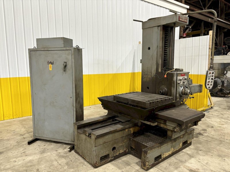 3" WOTAN #B75 HORIZONTAL BORING MILL W/ BUILT IN ROTARY TABLE: STOCK #21028