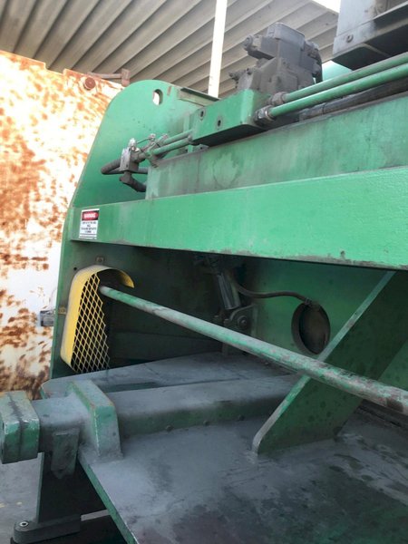 12' X 3/8" ACCURSHEAR MODEL #837512 HYDRAULIC POWER SHEAR