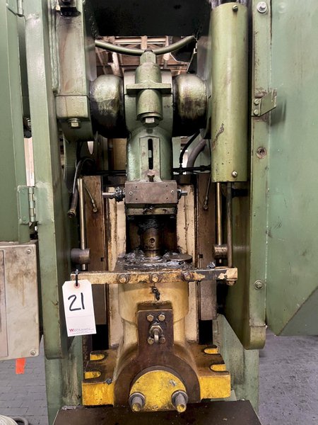 55 TON ROUSSELLE GAP FRAME SINGLE CRANK PRESS: STOCK #75358