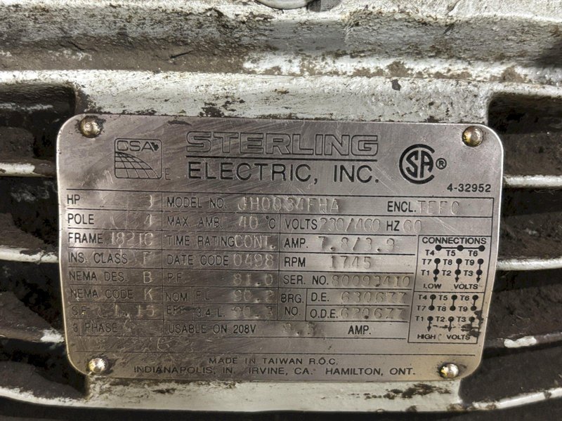 CHERRYS MODEL #58-100 PALLET SPACER RECOVERY SYSTEM INVERTER FLIPPER: STOCK #23222