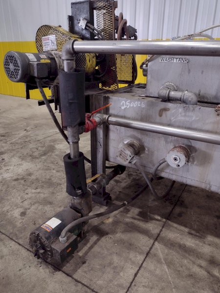 4" CAPACITY ULTRASONIC BAR &amp; TUBE CONTINUOUS WASHER: STOCK #22589
