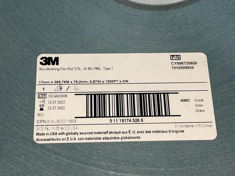 3m Microfinishing Film Rolls