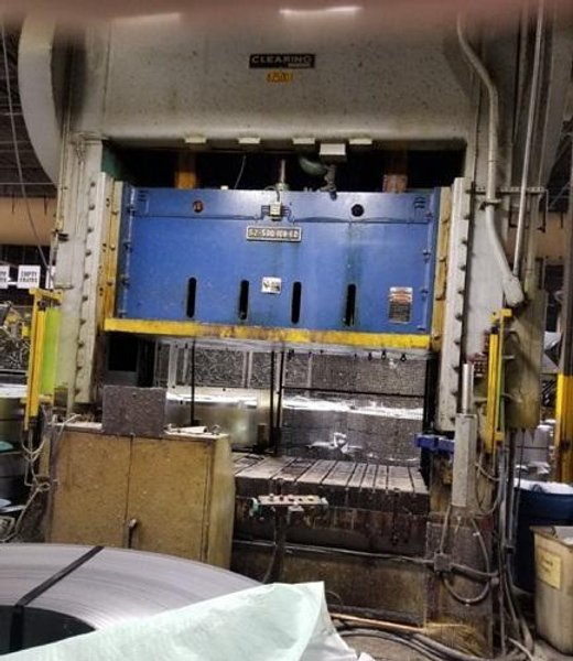 500 TON USI CLEARING S2-500-108-60 SSDC PRESS