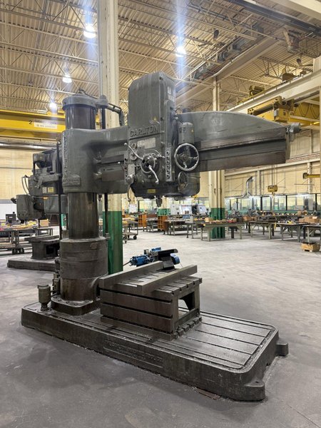 7' X 17" CARLTON MODEL 4A RADIAL DRILL: YOBRO #26416
