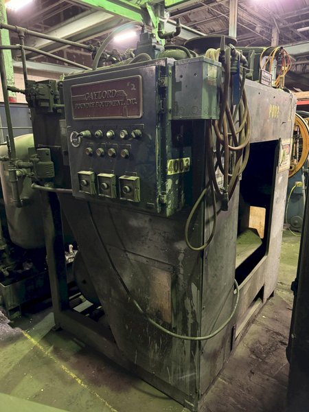 Gaylord model SATB30 30 liter cold box core machine with enclosure, set up for MeF with Gaylord central supply system model MeF-CSS, Gaylord gassing unit model MeF G75, Gaylord heat a purge and Siemens simatic t1315 plc controls