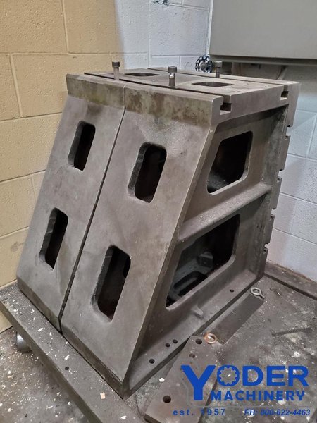 1 SET OF 6" X 3" SADDLE  V BLOCKS: BLOCK: STOCK #77839