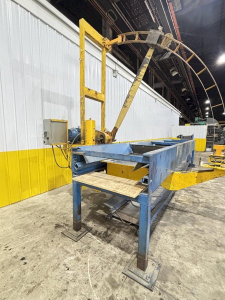 15 HP L&amp;M EQUIPMENT MODEL #HMPC-7-24 CROSS CUT BUNDLE TRAVELING ARCH WOOD BUNDLE SAW WITH CONVEYOR: STOCK #22922