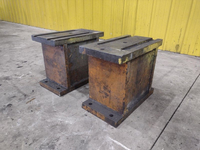 18" X  10" X 15" HIGH STEEL PARALLELS, SET OF 2: STOCK #23741