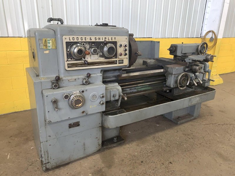 20.5" X 30" LODGE &amp; SHIPLEY POWERTURN ENGINE LATHE, 2-1/8" HOLE: STOCK 13121