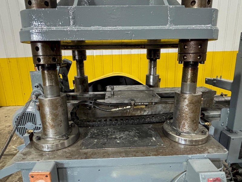 4-POST CUTOFF PRESS AND SERVO DIE ACCELERATOR. STOCK # 0991225