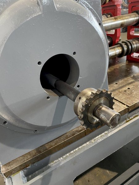 22/24 STAND X 3.5" X 21" TISHKEN 24HW-S-3-1/2 ROLLFORMER. STOCK # 0950821