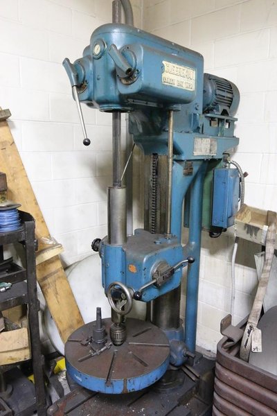 22" CLEEREMAN SINGLE SPINDLE DRILL: STOCK #70266