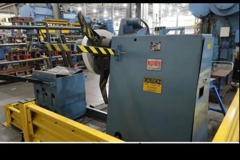 ROWE 24" X .032" X 10,000 LBS SERVO FEED LINE, STOCK# 14324J