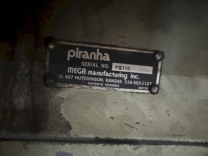 110 TON PIRANHA MODEL #PII 110 HYDRAULIC IRONWORKER: STOCK #23738