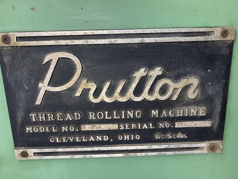 Prutton Model 75A-24 Planetary Thread Roller