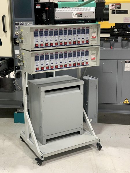 ZAG Equipment New TempEase HRCII-24 Hot Runner Controller with 15 KvA Transformer Kit, 24 zone, 240V