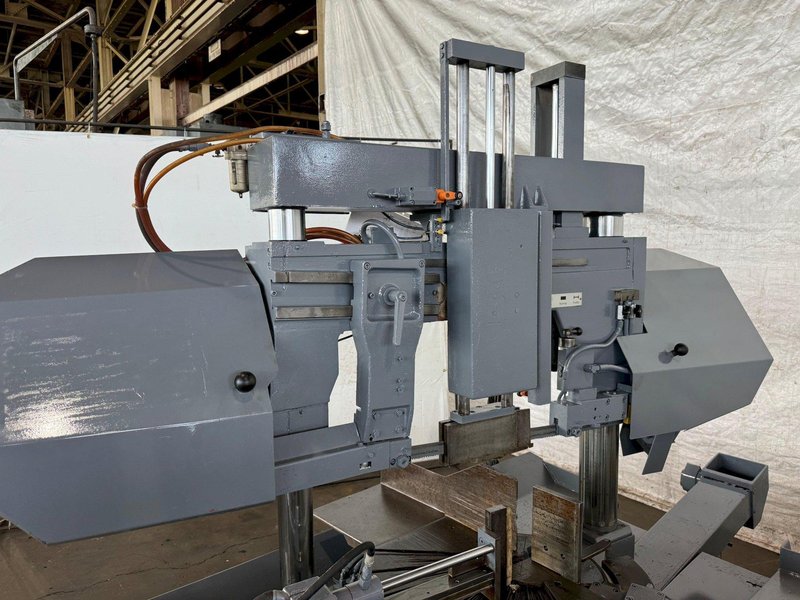 15.7" X 12.2" BEHRINGER HBP 310/403G CNC PROGRAMMABLE BANDSAW. STOCK # 1156522