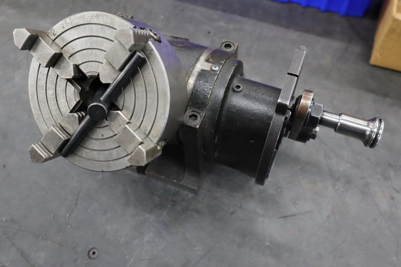 Hardinge Tilting Indexer with 5" 4-Jaw Chuck- Auction Item