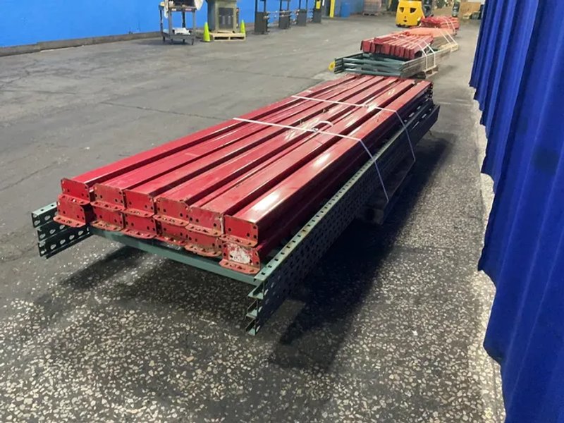 42” X 144” Pallet Racking - Teardrop