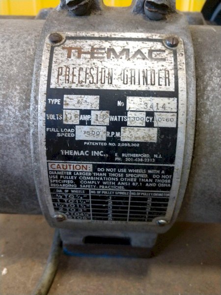 7500 RPM THEMAC MODEL J TOOL POST GRINDER FOR LATHE: STOCK #13186