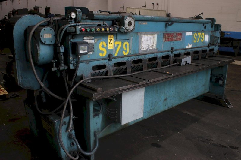 10' X 10 GA LODGE &amp; SHIPLEY MECHANICAL SHEAR: STOCK #75069