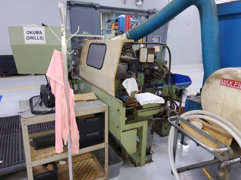 OKUMA MODEL #GA-34N CNC CYLINDRICAL GRINDER W/ TOOLING, MIST COLLECTOR &amp; FILTER: YOBRO #26469