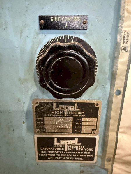 120 KVA LEPEL MODEL #T-50-3-KC-F3 INDUCTION HEATER: STOCK #22411