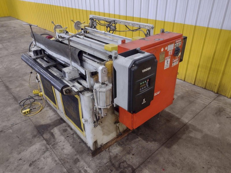 48" x 14 GA ROWE 7 ROLL POWERED COIL STRAIGHTENER: STOCK #22749