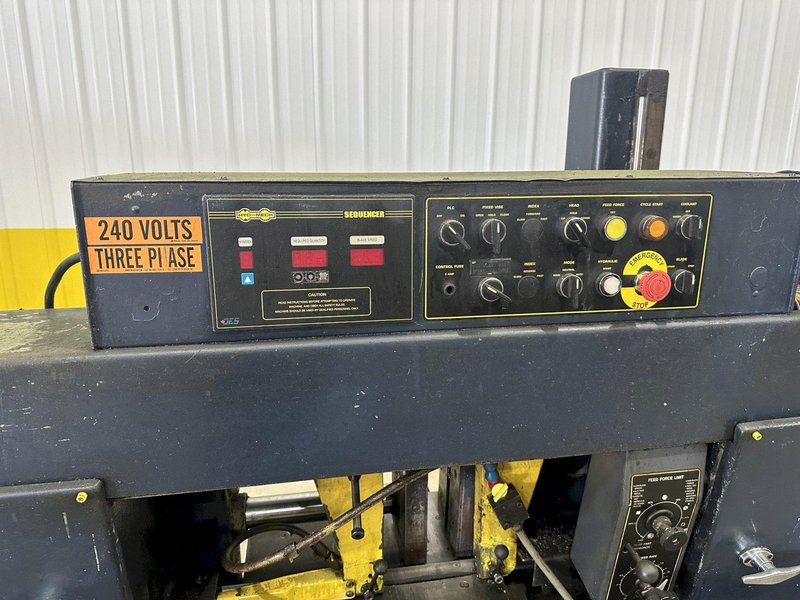 12" X 12" HYD-MECH MODEL #H12-P HORIZONTAL AUTOMATIC BAND SAW: STOCK #20042
