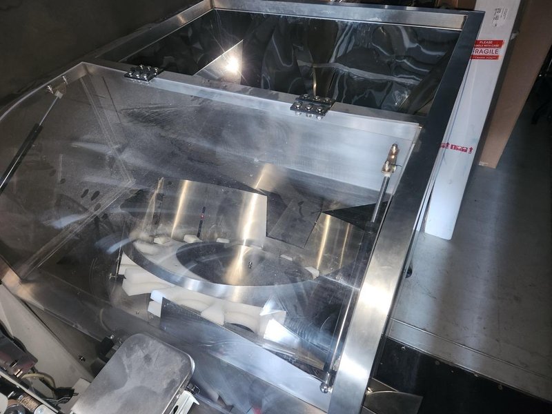APM-USA Encapsulation Line, 2020 – Filler, Counter, Capper, Labeler, Sleeve Shrink, Sealer, Conveyors