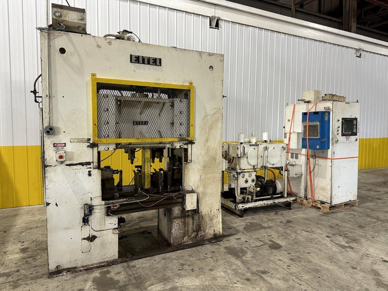 25 TON EITEL MODEL ASP-25 SERVO DRIVEN AUTOMATIC BAR &amp; ROD PRECISION STRAIGHTENING PRESS: YOBRO #21281