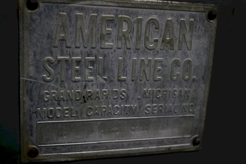 1000 LBS X 18" AMERICAN STEEL LINE MOTORIZED  COIL REEL: STOCK #76335