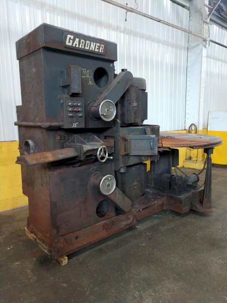 36" GARDNER MODEL #2V36M36 VERTICAL DOUBLE DISC SPRING GRINDER: STOCK 14953