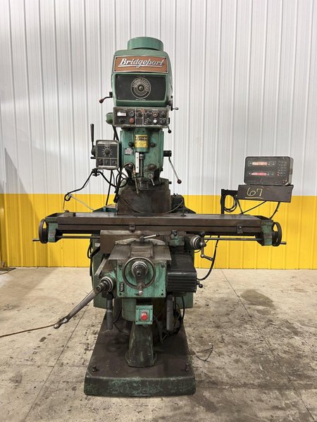 4 HP BRIDGEPORT SERIES 2 VERTIICAL MILL: STOCK #21268